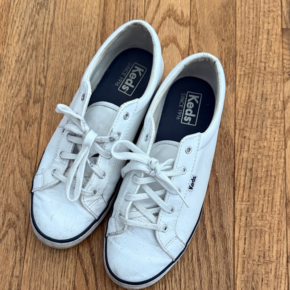 Keds Classic White Canvas Sneakers